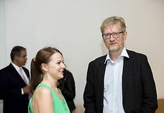 Dovilės Bilkštienės parodos atidarymo akimirka