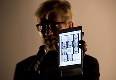 Dovilės Bilkštienės parodos atidarymo akimirka