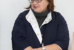Dovilės Bilkštienės parodos atidarymo akimirka