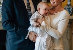 Laura ir Tomas George'as Hanningai Scarboroughai su dukra Margot Rose