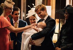 Laura Hanning Scarborough su dukra Margot Rose  ir vyru Tomu George'u