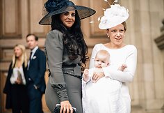 Elena Peugeot ir Laura Hanning Scarborough su dukra Margot Rose