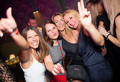Vakarėlio klube „Mojo Lounge Kaunas“ akimirka