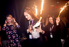 Vakarėlio klube „Mojo Lounge Kaunas“ akimirka