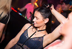 Vakarėlio klube „Mojo Lounge Kaunas“ akimirka