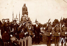 R. Antinio paminklo &bdquo;Žuvusiems ties &Scaron;irvintais karžygiams 1919-1922&ldquo; atidarymas &Scaron;irvintose 1927 m.
