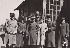 Į Varėną atvykusi Lietuvos ir SSSR komisija apskaičiuoti padarytų nuostolių, pervažiavus SSSR kariuomenei, 1939 m.