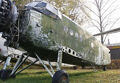 Senas An-2 lėktuvas Panevėžio aerodrome