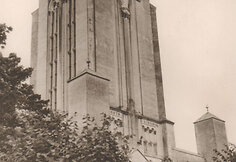 &Scaron;iluvos &Scaron;vč. Mergelės Marijos Apsirei&scaron;kimo koplyčia  (Architektas A. Vivulskis) 1926 m. nuotrauka