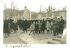 Pabėgėlių stovykloje Ingel&scaron;tate.