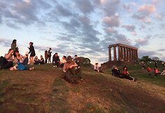 Edinburgo vaizdai/ &bdquo;Calton&ldquo; kalvos panorama
