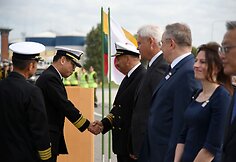 Klaipėdoje lankosi Japonijos jūrų pajėgų laivų eskadra