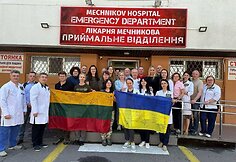 I&scaron; misijos Ukrainoje sugrįžo Kauno klinikų medikų ir slaugytojų komanda