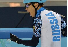 Triskart Sočio žiemos žaidynių čempionas Victoras Anas