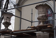 Ti&scaron;kevičių koplyčia prie&scaron; restauraciją