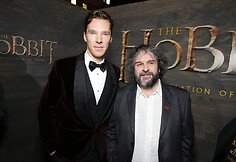Benedictas Cumberbatchas ir Peteris Jacksonas