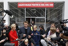Aleksejus Navalnas su šeima