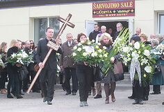 Evelinos laidotuvės Panevėžyje