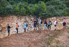 Lietus nei&scaron;gąsdino &ndash; tūkstančiai žygeivių grožėjosi lietuvi&scaron;kuoju Marsu. Organizaotrių nuotr.