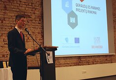 Akimirkos i&scaron; apdovanojimų Klaipėdos regione. Giedrės Nalivaikaitės nuotr.