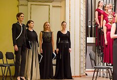 Ieva Prudnikovaitė, Nora Petročenko, Aistė Pilibavičiūtė, On a Kolobovaitė. D. Kučio nuotr.