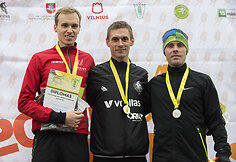 10 km apdovanojimai vyrų kategorijoje. Organizatorių nuotr.