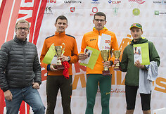 20 km apdovanojimai vyrų kategorijoje. Organizatorių nuotr.
