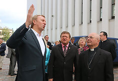 Praėjusią vasarą pradėti Kauno Kristaus Prisikėlimo bažnyčios &scaron;ventoriaus tvarkymo darbai oficialiai baigti