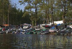 &bdquo;Rapala&ldquo; varžybos jau senokai perkopė tik varžybų formatą - veikiau tai reiktų pavadinti me&scaron;keriotojų ir jiems prijaučiančių &scaron;ventę. /Nuotr. Valdas Trinkūnas