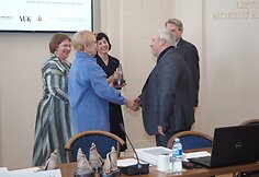Apdovanojimų „Sraigės“ akimirka