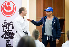 Jeanas Claude'as Van Damme&lsquo;as ir Marius Rep&scaron;ys