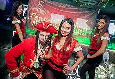 Piratų vakarėlio akimirka