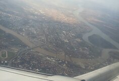 Giedrės Girnytės nuotrauka i&scaron; lėktuvo