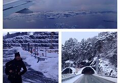 Eglės Straleckaitės akimirka i&scaron; atostogų Norvegijoje