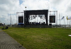 Festivalio &bdquo;Benai, plaukiam į Nidą&ldquo; akimirka