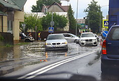 Liūties padariniai Panevėžyje