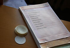 Rinkimų akimirka