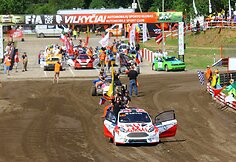 Dalyvių parado akimirka