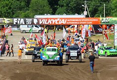 Dalyvių parado akimirka