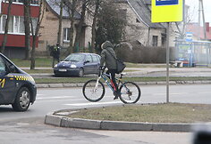 Panevėžio policija fiksavo pėsčiųjų praleidimo tvarkos pažeidimus