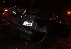 „Audi“ ir „Volvo“ avarija Panevėžyje