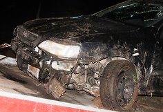 Panevėžio rajone apsivertė „Opel Astra“