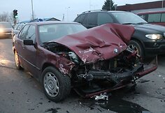 „Volkswagen“ ir BMW avarija Panevėžyje