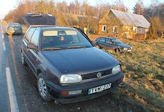 &bdquo;Opel Astra&ldquo; ir &bdquo;VW Golf&ldquo; avarija