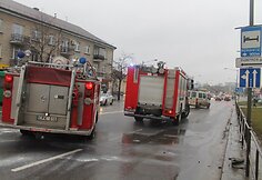 Panevėžio centre degė „Audi“