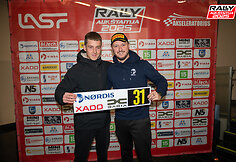 Ovidijus Va&scaron;takas ir Matas Žalandauskas &bdquo;Rally Auk&scaron;taitija&ldquo; varžybose