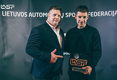Ovidijus Va&scaron;takas ir Matas Žalandauskas atsiėmė 2025 metų sezono trofėjus