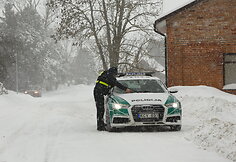 Panevėžio miestą ir rajoną nuklojo sniegas
