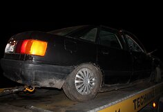 Pavogtas ir sudaužytas „Audi 80“
