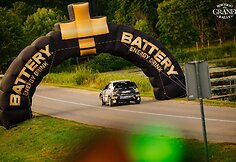 Ovidijus Vaštakas ir Artūras Laukys „Rokiškio Grand Rally“ varžybose